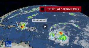 Screenshot from video source: Weather Channel